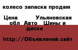 колесо запаска продам › Цена ­ 800 - Ульяновская обл. Авто » Шины и диски   